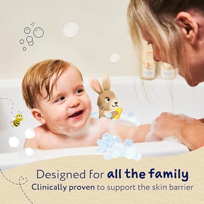 تشايلدز فارم حمام الفقاعات من Childs Farm OatDerma، خالي من العطر، مرطب للبشرة الحساسة، 250 مل - Image 3